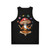 Psychedelic Mushroom Buddha Unisex Tank Top - Back