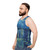 Unisex tank top featuring Van Gogh's Starry Night Over The Rhone painting - men side