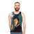 Unisex tank top featuring retro image of actor Vincent Price - men