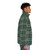Cape Breton Island Tartan Puffer Jacket featuring traditional tartan pattern - men side right