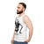 Spooky horror lasagna unisex tank top - men side