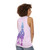 Dreamer Unicorn Silhouette Unisex Tank Top - women back