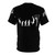 Humorous basketball evolution silhouette design printed on a t-shirt - Back