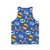 Villanelle Pajama Design Unisex Tank Top - Back