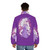 The Last Unicorn Fantasy Puffer Jacket featuring a unicorn design - men back