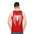 Superhero Spider Logo Unisex Tank Top - men back