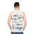 Sharks Unisex Tank Top - Featuring Diverse Shark Species - men back