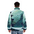 Canadian Mountain Puffer Jacket featuring a landscape with mountains, lakes, and a calming atmosphere - men back