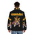 Retro Funkadelic Band Puffer Jacket - men back