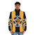 Cambridge United FC Logo Stripes Puffer Jacket - men front