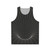 Unisex event horizon space science tank top