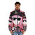Calliope Mori Hololive EN Vtuber Puffer Jacket with anime-inspired design - men front