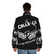 Calle 13 Residente Puffer Jacket with Puerto Rico Hip Hop Inspired Design - men back