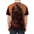 Zdzislaw Beksinski's surreal and horrific depiction of "The Lovers" on an all-over print t-shirt - men back