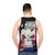 Shadow Skull Unisex Motorcycle Tank Top - men back