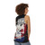 Shadow Skull Unisex Motorcycle Tank Top - women back
