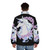 The Last Unicorn Lady Amalthea Puffer Jacket featuring the iconic fantasy movie character - men back