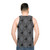 Ethereum pattern unisex tank top - men back