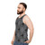 Ethereum pattern unisex tank top - men side