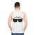 Unisex sunglasses tank top - men back