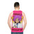 Tired and Exhausted Anime Webtoon Unisex Tank Top - men back