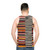 Scandinavian pattern unisex tank top - men back