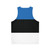 Estonia Flag Unisex Tank Top - Back
