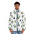 Cacti Cats Puffer Jacket with adorable cactus cat pattern - men front