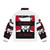 Marvel inspired cable puffer jacket with metallic and superhero design - Back