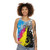 Unisex Tank Top with Vibrant Fantasy Digital Art Design - women