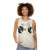 Unisex music and cycling tank top - women
