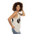 Unisex music and cycling tank top - women side