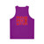 Error Texture Glitch Unisex Tank Top - Back