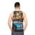 Luxurious Bentley Azure Convertible Unisex Tank Top - men back