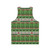 Velocicoaster Unisex Tank Top with Ugly Christmas Sweater Dinosaur Design - Back