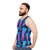 Luminescent jellyfish unisex tank top - men side
