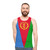 Eritrea flag unisex tank top - men