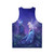 Luminescent fairy dragon fantasy art unisex tank top - Back