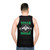 Vegan muscle gym unisex tank top - men back