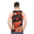Lucky Cat Revolution Unisex Anime-Style Tank Top - men back