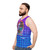 Vaporwave Fiji Bottle Unisex Tank Top - men side