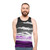 Asexual pride unisex tank top - men