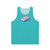 Retro vaporwave cassette unisex tank top with pixel art design