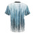 Grunge dripping turquoise and misty forest design on a t-shirt - Back