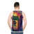 Psychedelic LSD Blotter Art Unisex Tank Top - men back