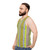 Gene Davis Art Unisex Tank Top - men side