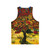 Unisex tank top with a colorful Van Gogh mulberry tree print - Back