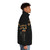 Cactus puffer jacket featuring the Eagles of Death Metal band logo - men side right