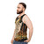 Artemis Unisex Tank Top with Starry Night and Greek Goddess Design - men side