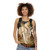 Artemis Unisex Tank Top with Starry Night and Greek Goddess Design - women